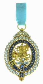 Благороднейший орден «Подвязки», Великобритания (муляж)